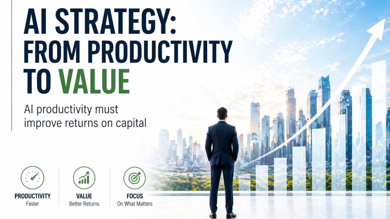 AI Strategy: From Productivity to Value — AI productivity must improve returns on capital