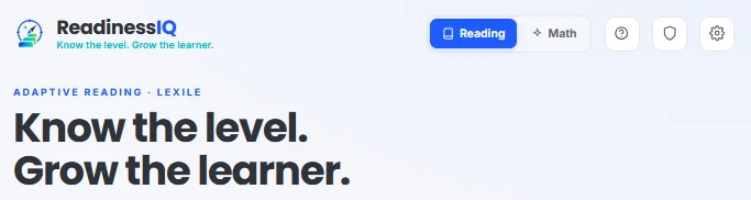 ReadinessIQ — Know the level. Grow the learner.